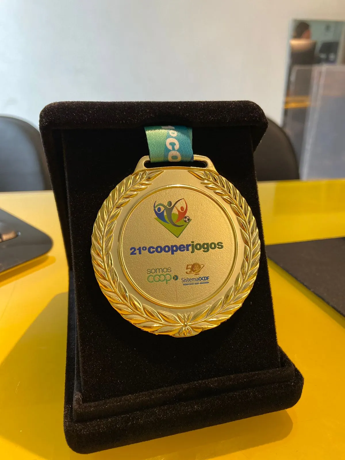 Medalha personalizada: metal com centro personalizado