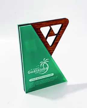 Troféu Guarajuba. Troféu padrão médio em acrílico