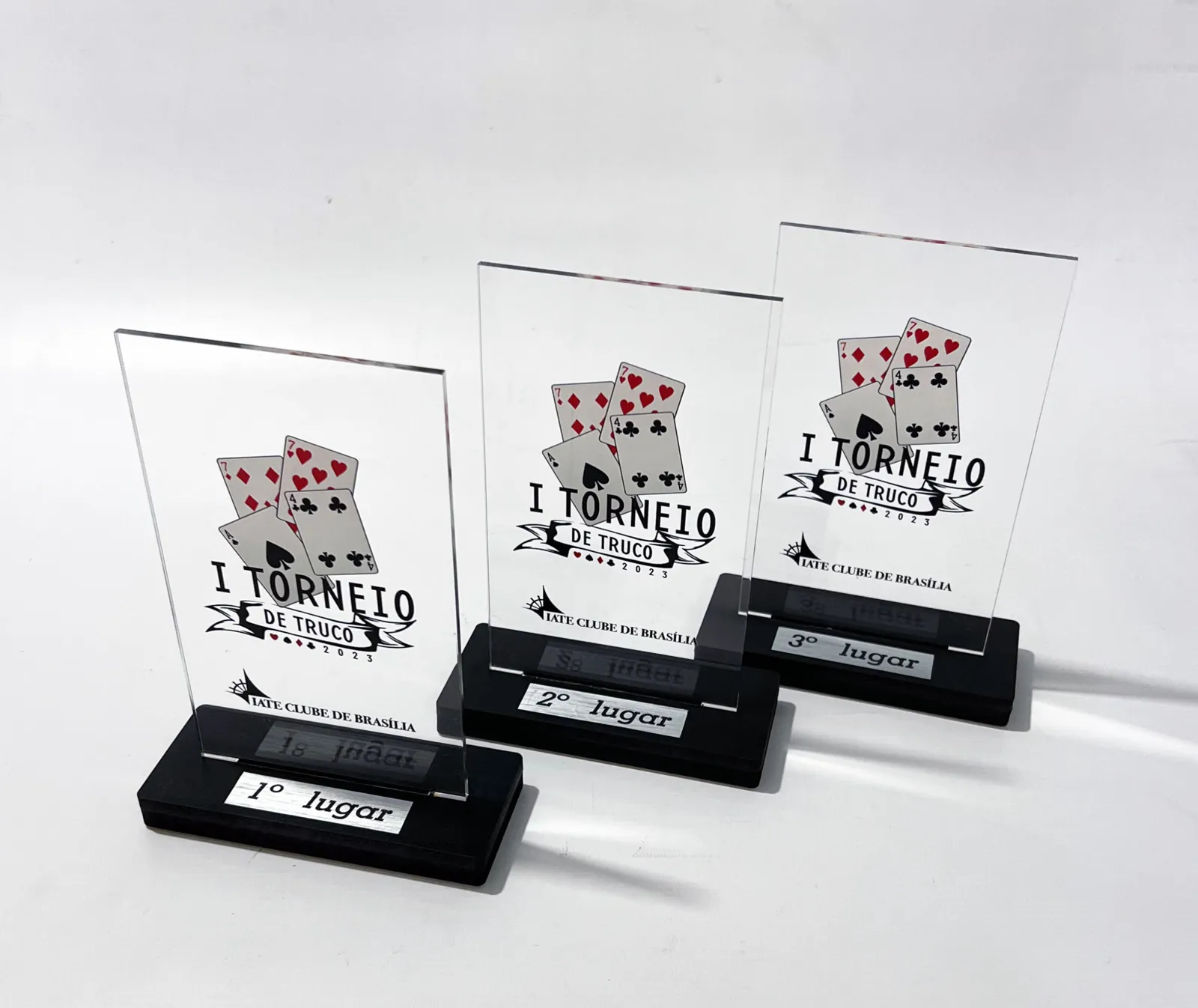 Troféus Iate Clube. Premiação por colocação