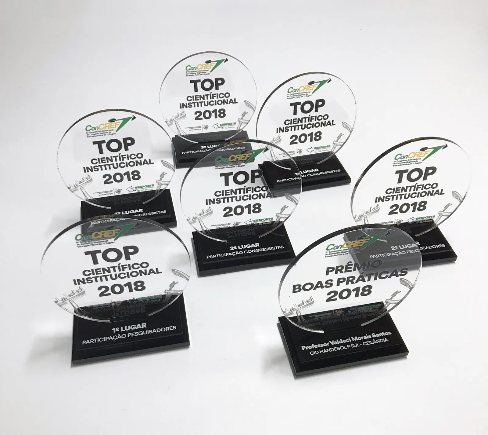 Troféus Top Científico. Premiação em série